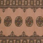 Runner rug beige Bokhara 198x79 handmade Pakistani carpet