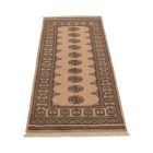 Runner rug beige Bokhara 193x79 handmade Pakistani rug