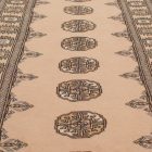 Runner rug beige Bokhara 193x79 handmade Pakistani rug