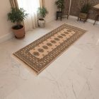 Runner rug beige Bokhara 192x79 handmade Pakistani rug