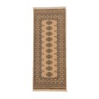 Runner rug beige Bokhara 192x79 handmade Pakistani rug