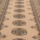 Runner rug beige Bokhara 192x79 handmade Pakistani rug