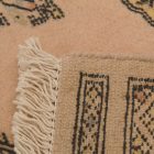 Runner rug beige Bokhara 192x79 handmade Pakistani rug