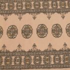 Runner rug beige Bokhara 204x81 handmade Pakistani rug