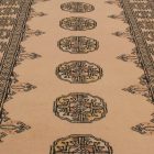Runner rug beige Bokhara 204x81 handmade Pakistani rug