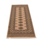 Runner rug beige Bokhara 197x80 handmade Pakistani rug