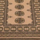 Runner rug beige Bokhara 197x80 handmade Pakistani rug