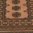 Runner rug beige Bokhara 197x80 handmade Pakistani rug