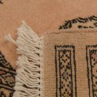 Runner rug beige Bokhara 197x80 handmade Pakistani rug