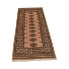 Runner rug beige Bokhara 198x79 handmade Pakistani rug