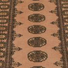 Runner rug beige Bokhara 198x79 handmade Pakistani rug