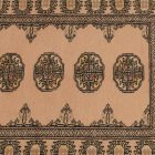 Runner rug beige Bokhara 198x79 handmade Pakistani rug