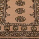 Runner rug beige Bokhara 204x80 handmade Pakistani rug