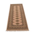 Runner rug beige Bokhara 205x79 handmade Pakistani rug