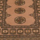 Runner rug beige Bokhara 205x79 handmade Pakistani rug