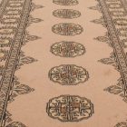 Runner rug beige Bokhara 205x79 handmade Pakistani rug