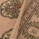 Runner rug beige Bokhara 205x79 handmade Pakistani rug