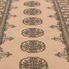 Runner rug beige Bokhara 195x80 handmade Pakistani rug