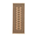 Runner rug beige Bokhara 194x79 handmade Pakistani rug