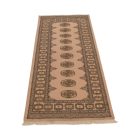 Runner rug beige Bokhara 194x79 handmade Pakistani rug