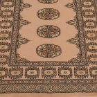 Runner rug beige Bokhara 194x79 handmade Pakistani rug