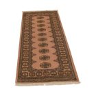 Runner rug beige Bokhara 194x79 handmade Pakistani rug