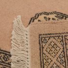Runner rug beige Bokhara 194x79 handmade Pakistani rug