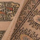 Runner rug beige Bokhara 194x79 handmade Pakistani rug