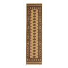 Runner rug beige Bokhara 300x79 handmade Pakistani rug