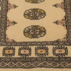 Runner rug beige Bokhara 300x79 handmade Pakistani rug