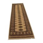 Runner rug beige Bokhara 300x79 handmade Pakistani rug
