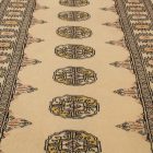 Runner rug beige Bokhara 300x79 handmade Pakistani rug
