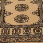 Runner rug beige Bokhara 304x78 handmade Pakistani rug