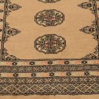 Runner rug beige Bokhara 276x79 handmade Pakistani rug