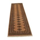 Runner rug beige Bokhara 276x79 handmade Pakistani rug