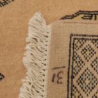 Runner rug beige Bokhara 276x79 handmade Pakistani rug