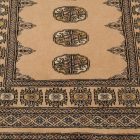 Runner rug beige Bokhara 279x79 handmade Pakistani rug