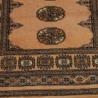 Runner rug beige Bokhara 279x79 handmade Pakistani rug