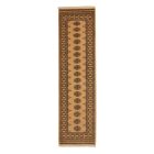 Runner rug beige Bokhara 299x82 handmade Pakistani rug
