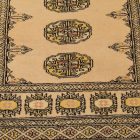 Runner rug beige Bokhara 299x82 handmade Pakistani rug