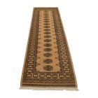 Runner rug beige Bokhara 299x82 handmade Pakistani rug