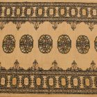 Runner rug beige Bokhara 299x82 handmade Pakistani rug
