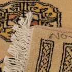 Runner rug beige Bokhara 299x82 handmade Pakistani rug