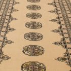 Runner rug beige Bokhara 305x80 handmade Pakistani rug