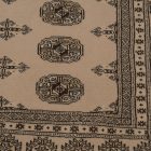 Pakistani rug beige Bokhara 194x140 handmade carpet