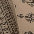Pakistani rug beige Bokhara 194x140 handmade carpet