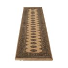 Runner rug beige Bokhara 240x77 handmade Pakistani rug
