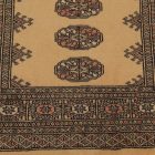 Runner rug beige Bokhara 230x77 handmade Pakistani rug