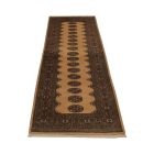 Runner rug beige Bokhara 230x77 handmade Pakistani rug