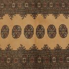 Runner rug beige Bokhara 230x77 handmade Pakistani rug